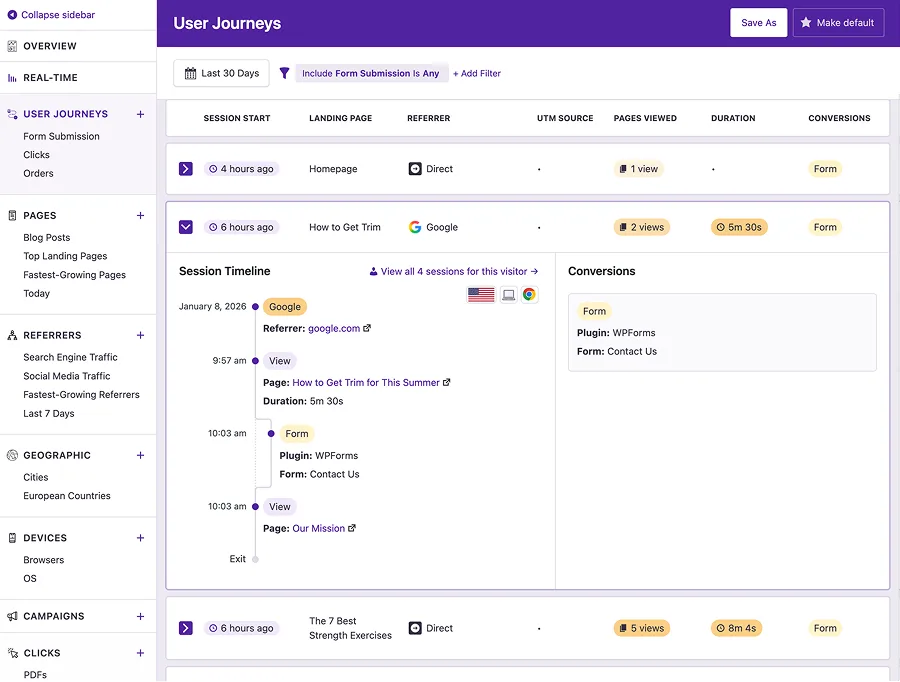 User Journeys