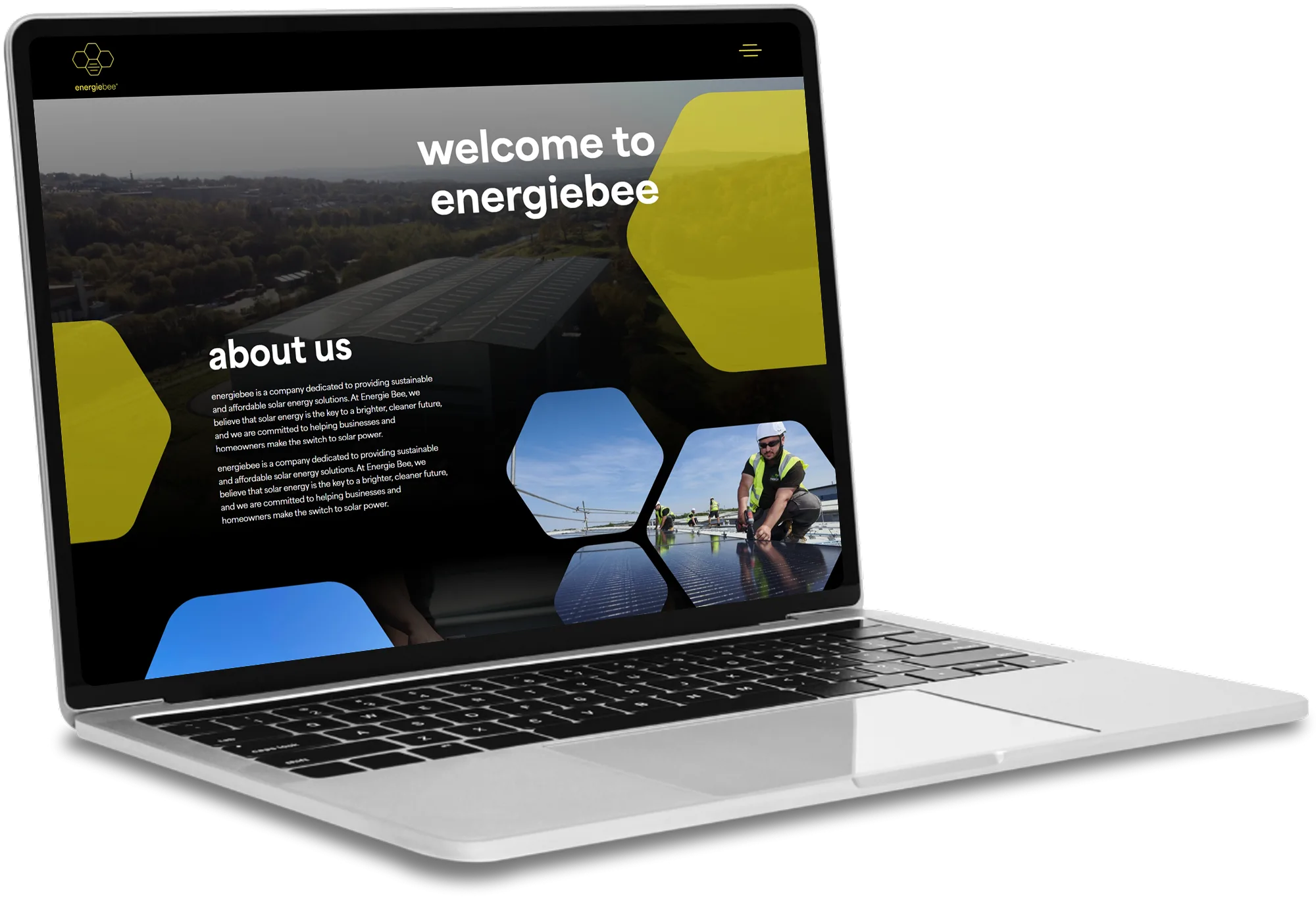 Laptop Mockup Energiebee